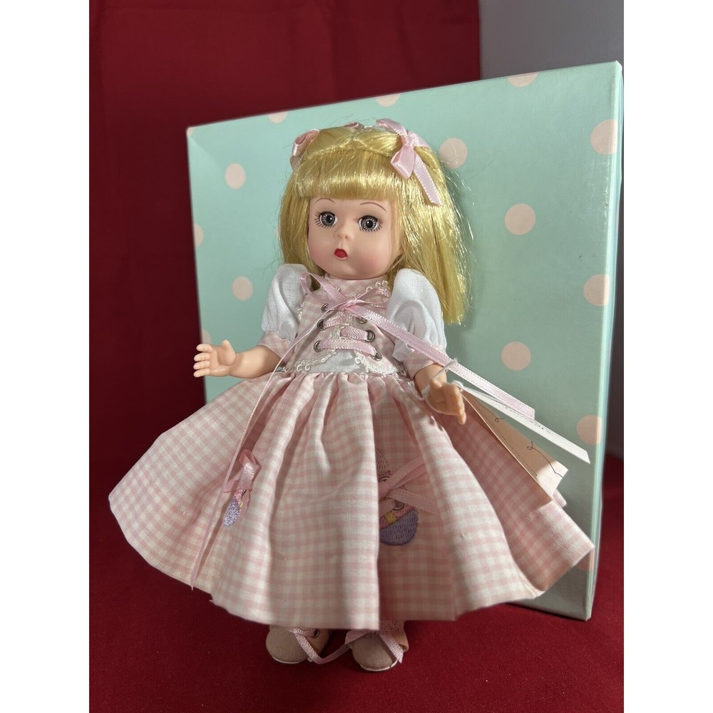 Madame Alexander I Can Tie My Shoes 8" Doll Original Box Easter Blonde